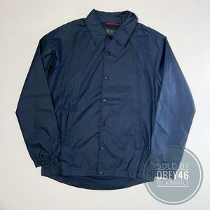 Nike Jordan Sportswear Wings Coaches Jacket Navy Blue JSW 882893-451 Sz Small